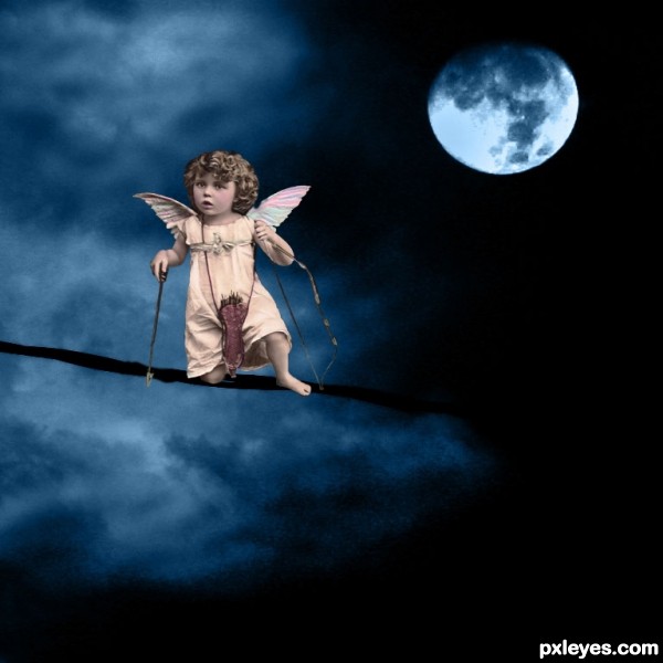 Creation of devil cupid : Step 3